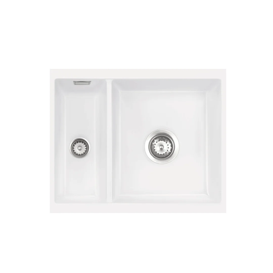 Mera 44.5cm x 20cm Double Bowl Kitchen Sink