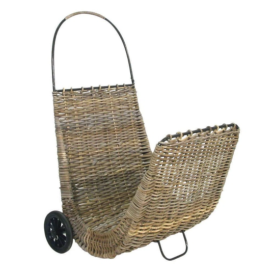 Cusseta 48Cm W Wicker Log Rack