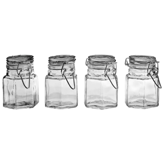 Spice 4 Piece Storage Jar Set
