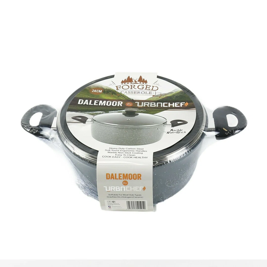 DALEMOOR Forged Carbon Pots & Pans[24Cm Casserole Pot [515952]]