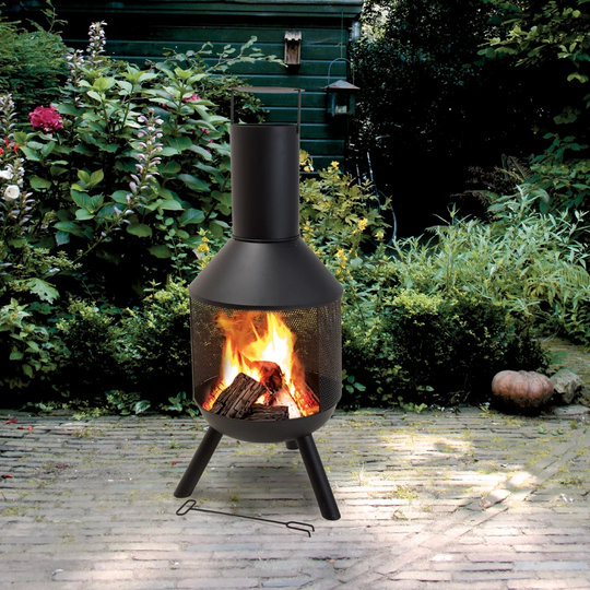 Sharlyn Steel Charcoal Outdoor Fireplace