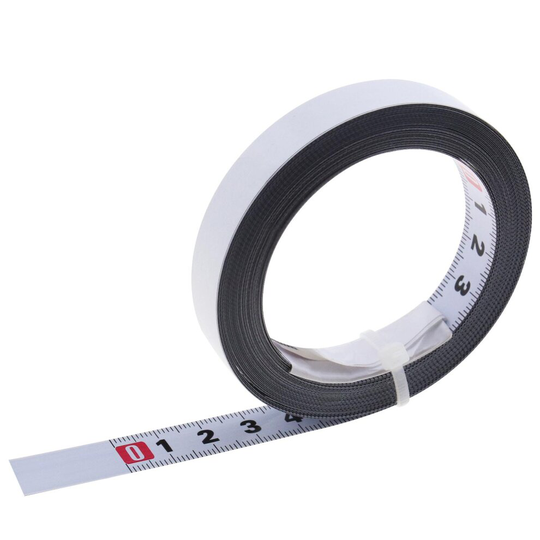Metal Steel Measure Tape Self Adhesive Metric Scale Ruler for T-Track Worktops
