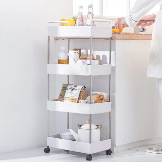 Lucchesi 40 Cm Kitchen Trolley with Locking Wheels