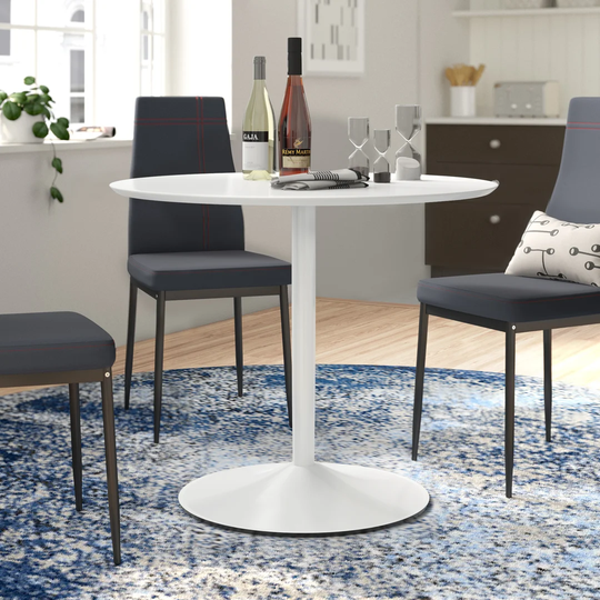 Dora 90 Cm Pedestal Dining Table