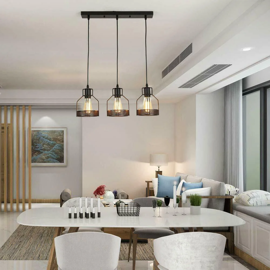 Audet 3-Light Kitchen Island Dome Pendant