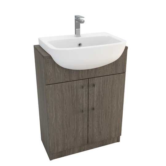 Burrard Ceramic Rectangular 536 mm Semi-Recessed Basin