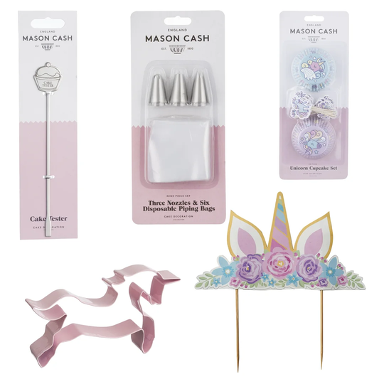5 Piece Unicorn Cake Set