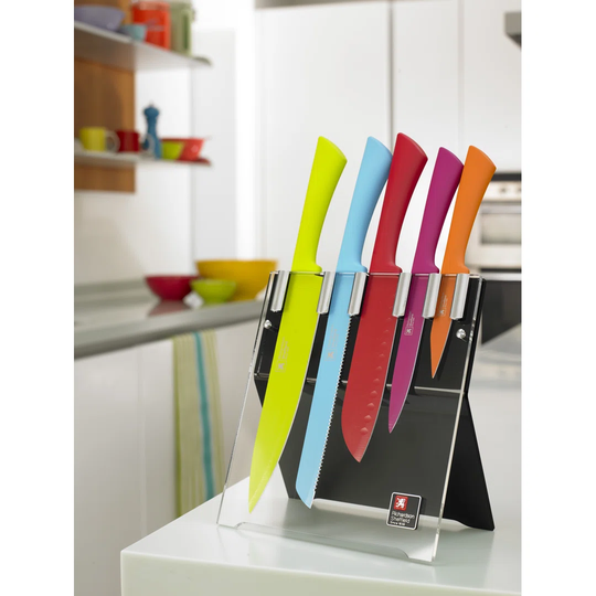 Love Colour 6 Piece Knife Block Set