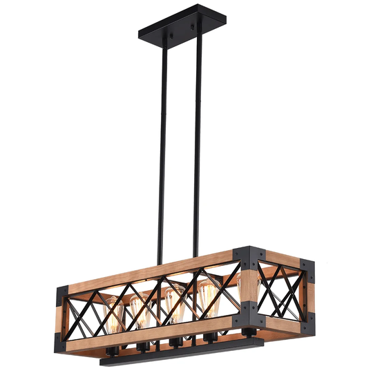 Gerena 5 - Light Kitchen Island Linear Pendant