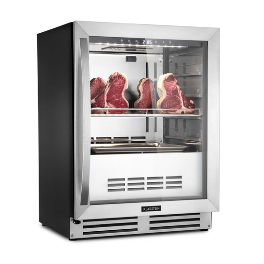 Klarstein Steakhouse Per Meat Maturing Cabinet 1 Zone 98 Ltr 1-25 ° C Touch Stainless Steel Door