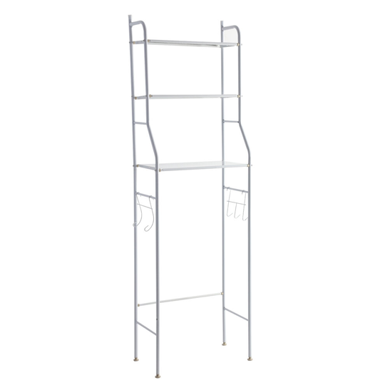 (White) Bathroom Over Toilet Racks Laundry Room