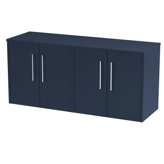 1205Mm Wall Mounted Bathroom Vanity Base Only in Blue