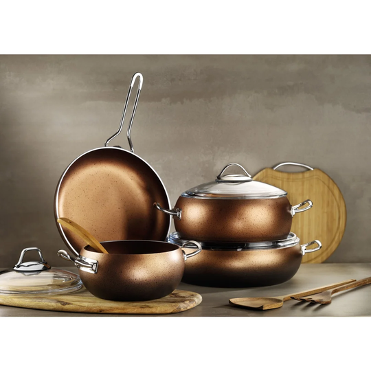 Langley Street Robyn 7 Pieces 100% Granite Coated Cookware Set