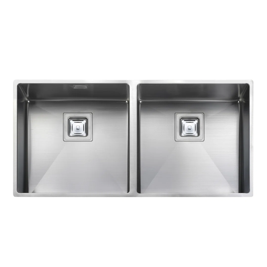 Kube 80cm x 43cm Stainless Steel Undermount Kitchen Sink