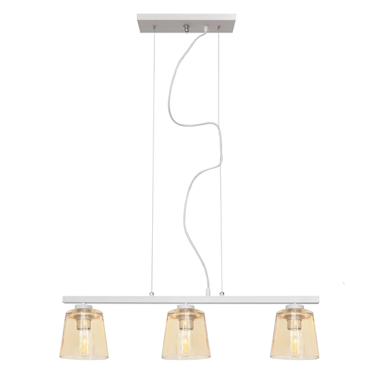 Harpersville 3-Light Kitchen Island Jar Pendant