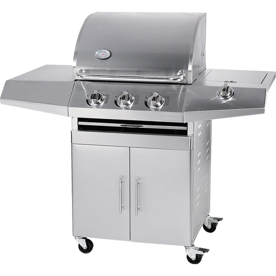 127cm Pollan 3-Burner Portable Natural Gas and Liquid Propane Barbecue Grill
