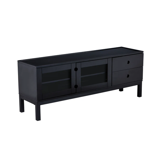 Alcoa Storage - Black / Matte Black MDF