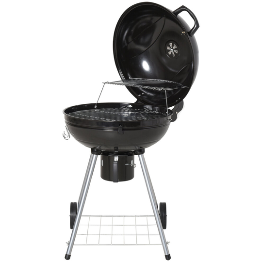 Outsunny Portable Kettle Charcoal BBQ Grill Outdoor Barbecue Picnic