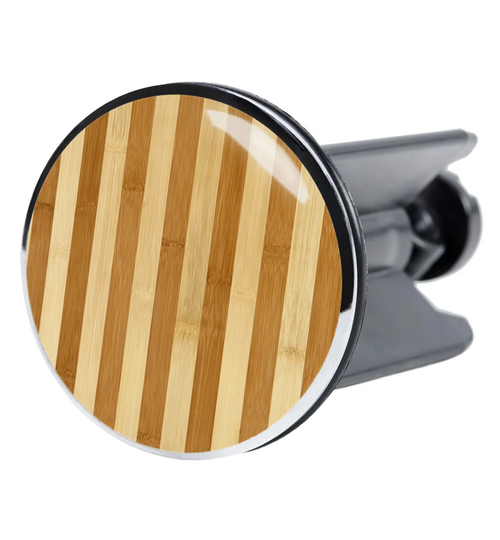 Striped Bamboo 4cm Sink Plug