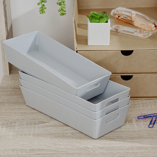 Plastic 4 Piece Basket Set