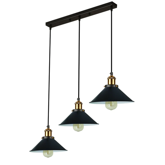 Latshaw 3-Light Kitchen Island Cone Pendant