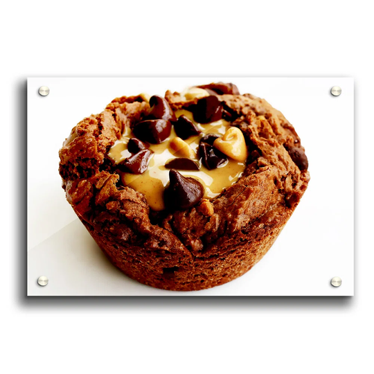 Chocolate Caramel Muffin Brown - Unframed Photograph Print on Acrylic