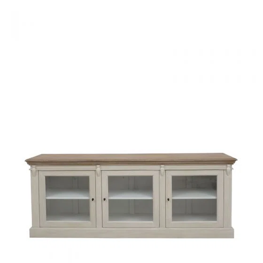 Cornwall Sideboard - Antique White/ Oak Wash Top