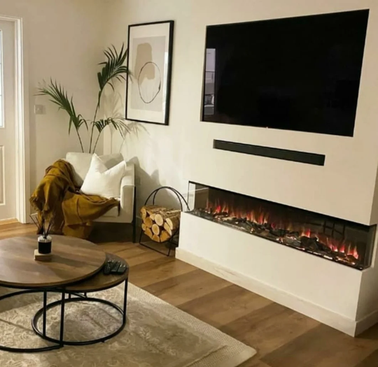 Aisha 60 Inch 3 Sided Insert Fire