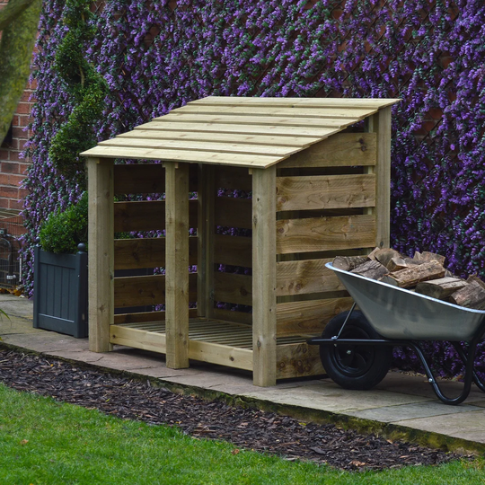 Cottesmore 5 Ft. x 4 Ft. Wood Log Store