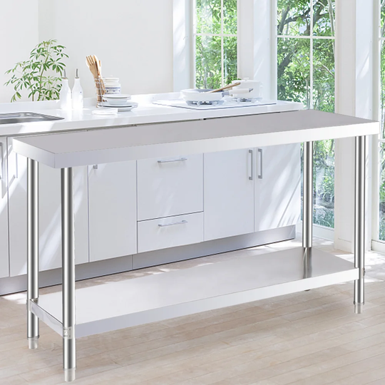 Cheryllynn 150 Cm Stainless Steel Prep Table