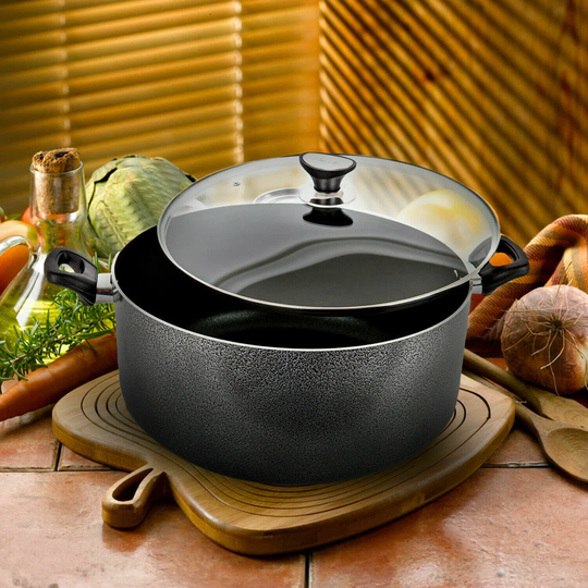 4-Piece Non Stick Induction Cookware Set - Casserole With Lids