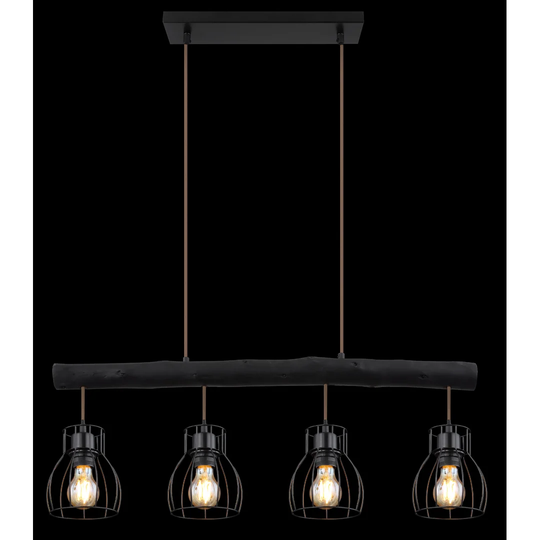 Mina 4-Light Kitchen Island Geometric Pendant