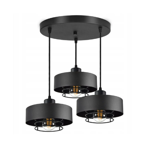 Mcglynn 3 - Light Kitchen Island Drum Pendant