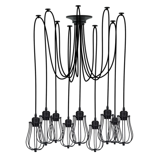 Sankertown 9-Light Kitchen Island Bulb Pendant