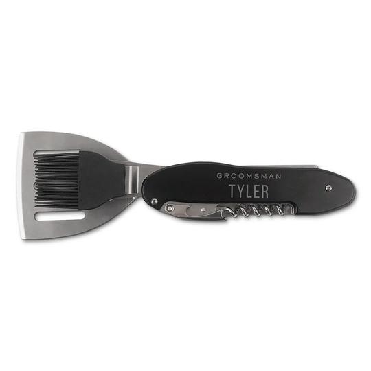 Groomsman Personalized BBQ Grilling Tool Set