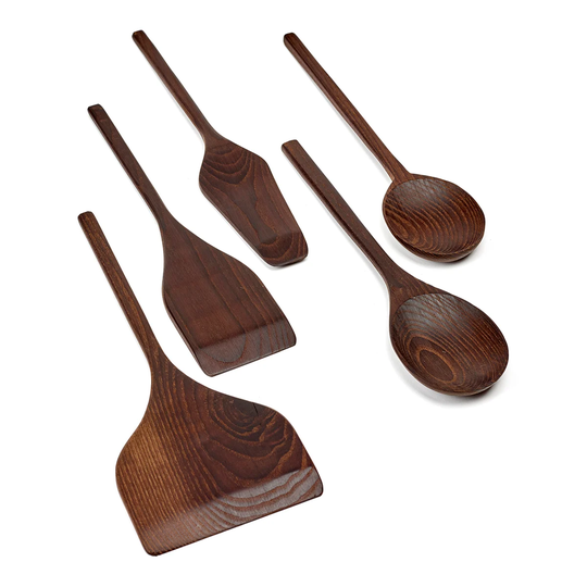 Serax Pure kitchen utensil set 5 pieces dark box