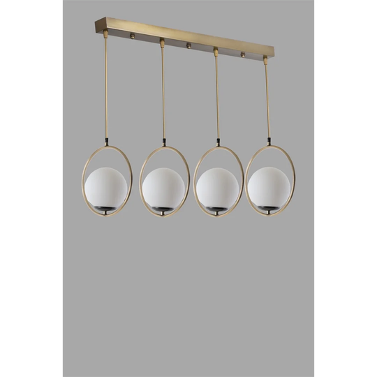 Crissyfield 4-Light Kitchen Island Globe Pendant