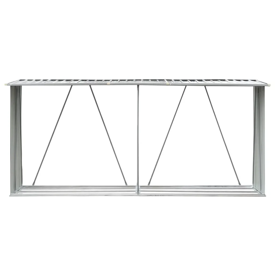 11 Ft. x 3 Ft. Galvanised Steel Log Store