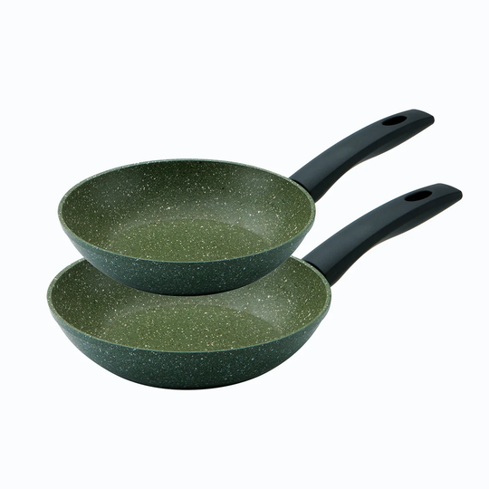 Prestige Eco Aluminium Plant based NonStick Induction 20cm and 24cm Frypan Set