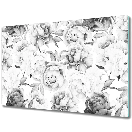Marlar Flowers Light Roses Vintage Motive Chopping Board