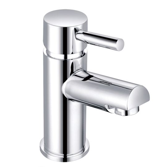 Mini Chrome Basin Sink Mixer Tap Modern Cloakroom Bathroom Lever Faucet