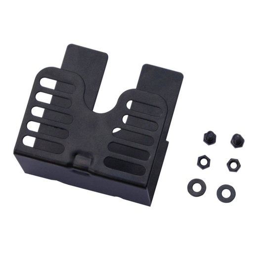 Onlyfire Universal Barbecue Grill 76MM Slide Rotisserie Motor Bracket, Black