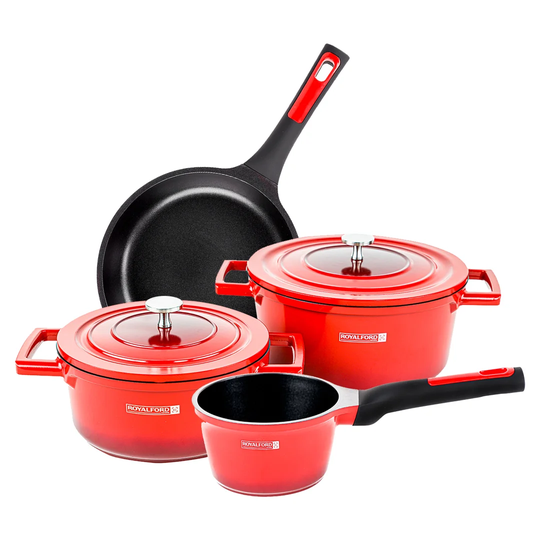 Royalford 4 Pieces Aluminium Non Stick Cookware Set