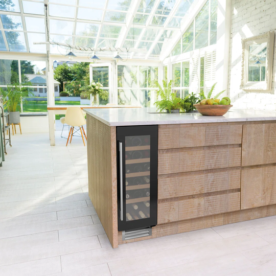 19 Bottle Dual Zone Built-In Wine Refrigerator