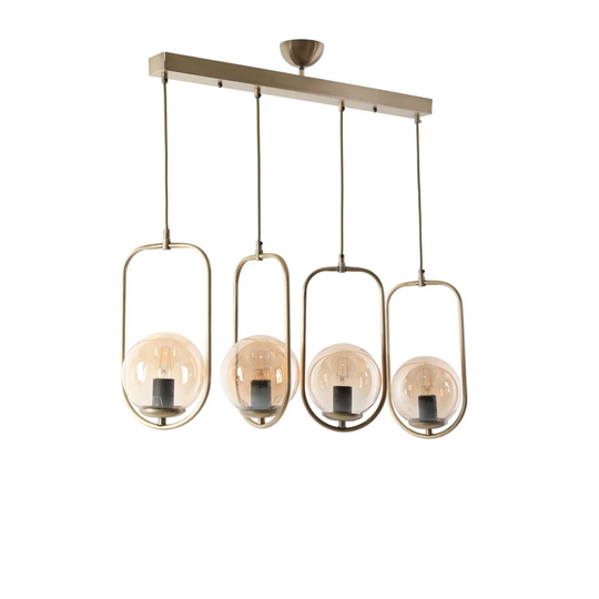 Whiling 4 - Light Kitchen Island Geometric Pendant