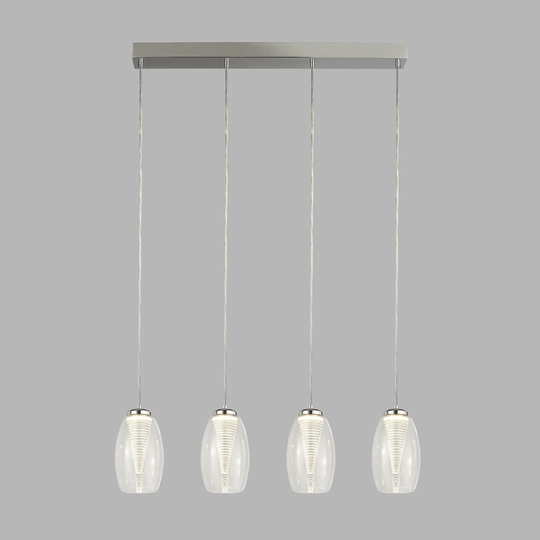 Ruari 4 - Light Kitchen Island Linear LED Pendant