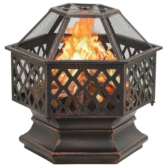Etheredge Steel Wood Burning Fire Pit