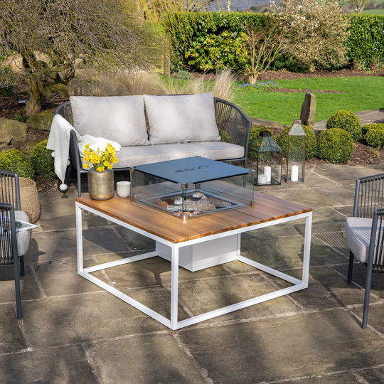 Himanshu Aluminium Propane Gas Fire Pit Table