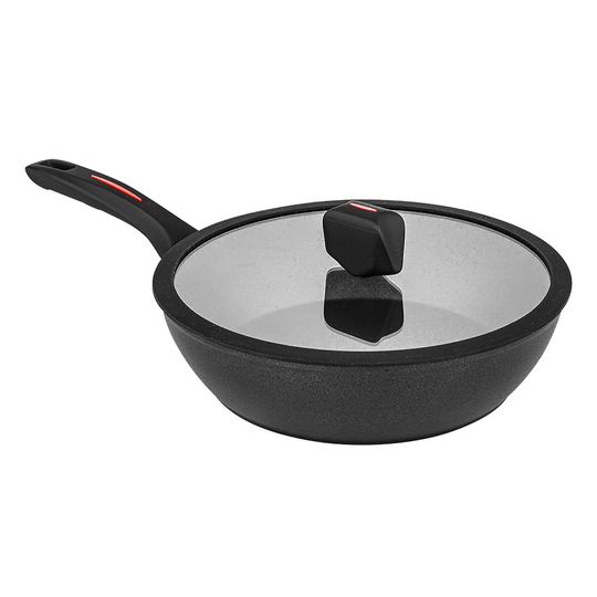 Belfry Kitchen Elsie Deep Fry Pan 26Cm With Glass Lid 2,8 L.