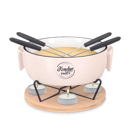 Woodson 1.2 L Porcelain Fondue Set